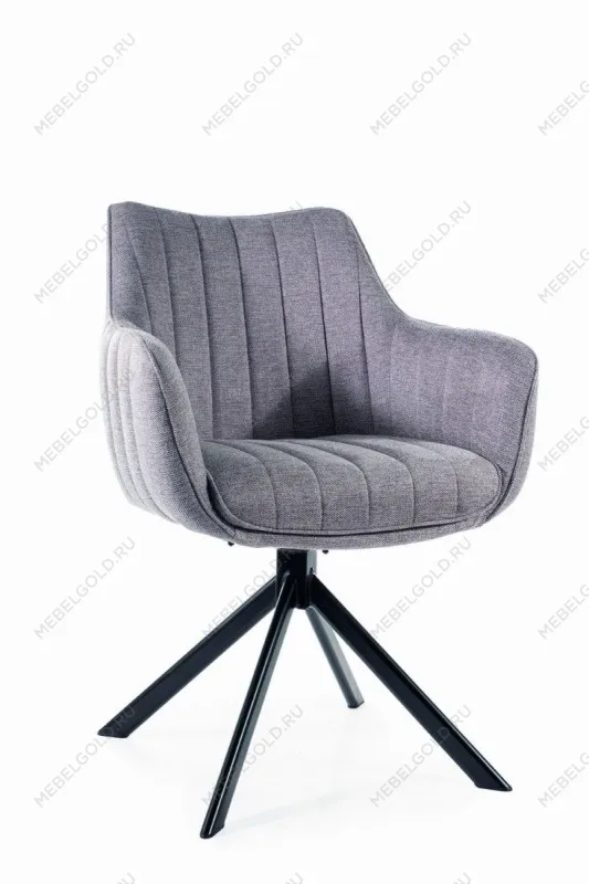 Стул кухонный SIGNAL AZALIA Brego 07 (серый/черный)