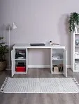 Стол письменный Ингар, с двумя дверцами, 140x75x55, белый | изображение 2