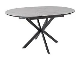 Стол обеденный Signal GASTON Ceramic 100 (белый/черный)