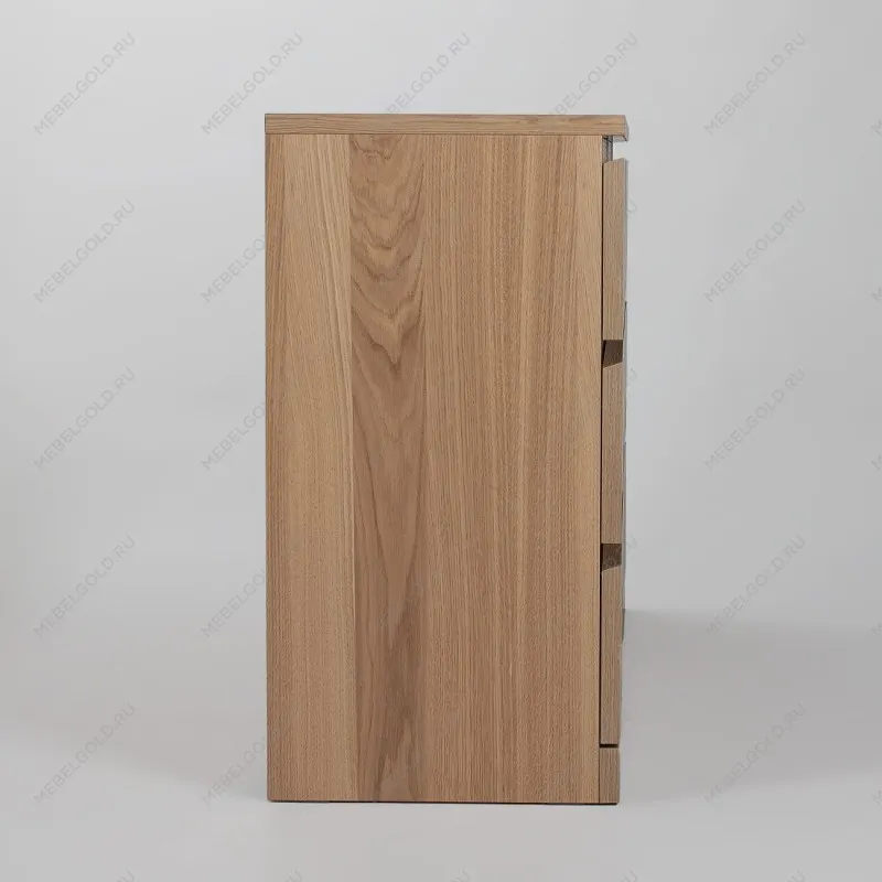 Комод Варма, 6 ящиков, горизонтальный, 160х78х40 см, шпон натурального дерева, дуб беленый | изображение 15