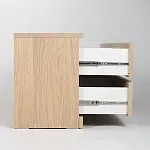 Комод Варма, 4 ящика, горизонтальный, 160х54х40 см, шпон натурального дерева, дуб беленый | изображение 17