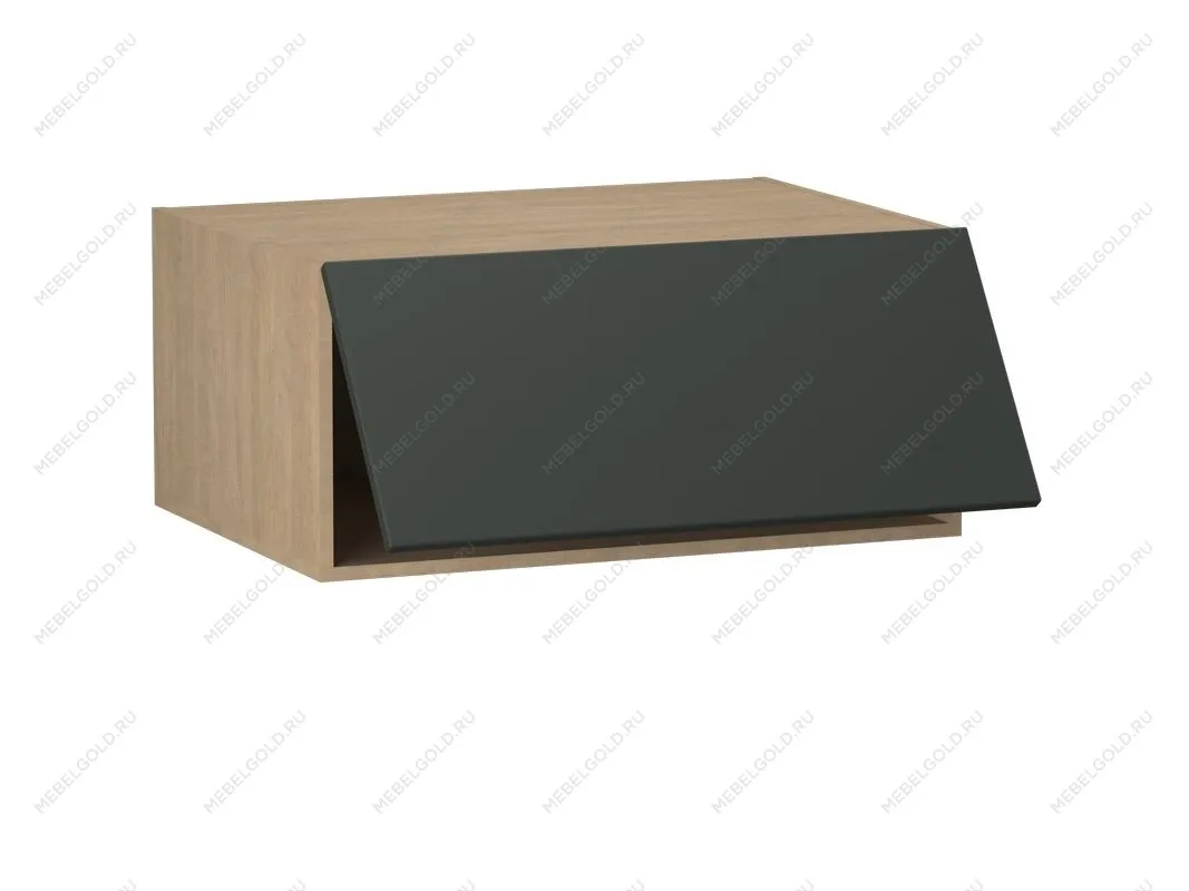 Шкаф АГ-80, Женева (800*586*360) Дуб Палермо/Зеленый матовый, 21927 | изображение 1