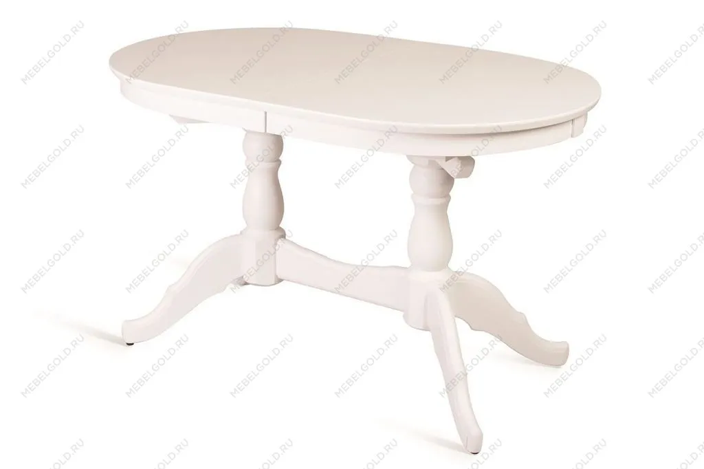 Стол обеденный Овальный-1300 (белая эмаль) | изображение 3