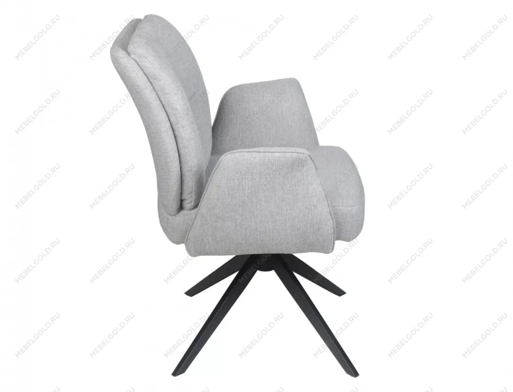 Стул кухонный Signal WING Brego 02 поворотный (светло-серый/черный) | изображение 2