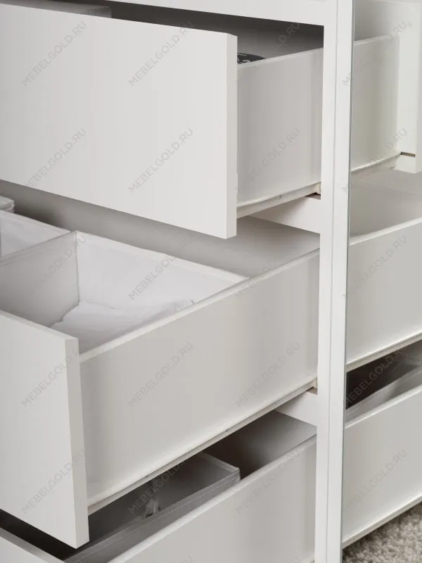 Шкаф распашной Варма СТОР, 144х57х222 см, белый | изображение 4