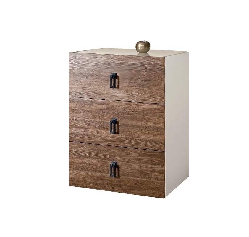 Комод Bogemia Fly Wood Fa (Слоновая кость) (Lakobel/Черный) БМКМ-1