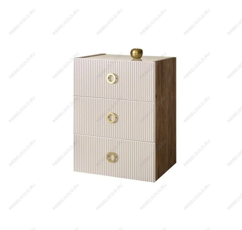 Комод Bogemia Woodline Fly Fi (Слоновая кость) (Lakobel/Золото) БМКМ-1