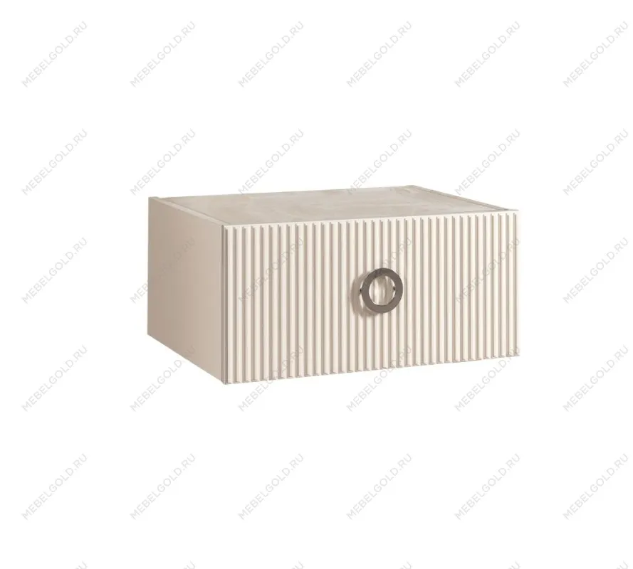 Тумба прикроватная Bogemia Fly Fillini (Слоновая кость) (Novabuk/Хром) БМТП-1