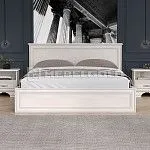 Кровать Тиффани 160 с подъемным механизмом вудлайн кремовый | изображение 1