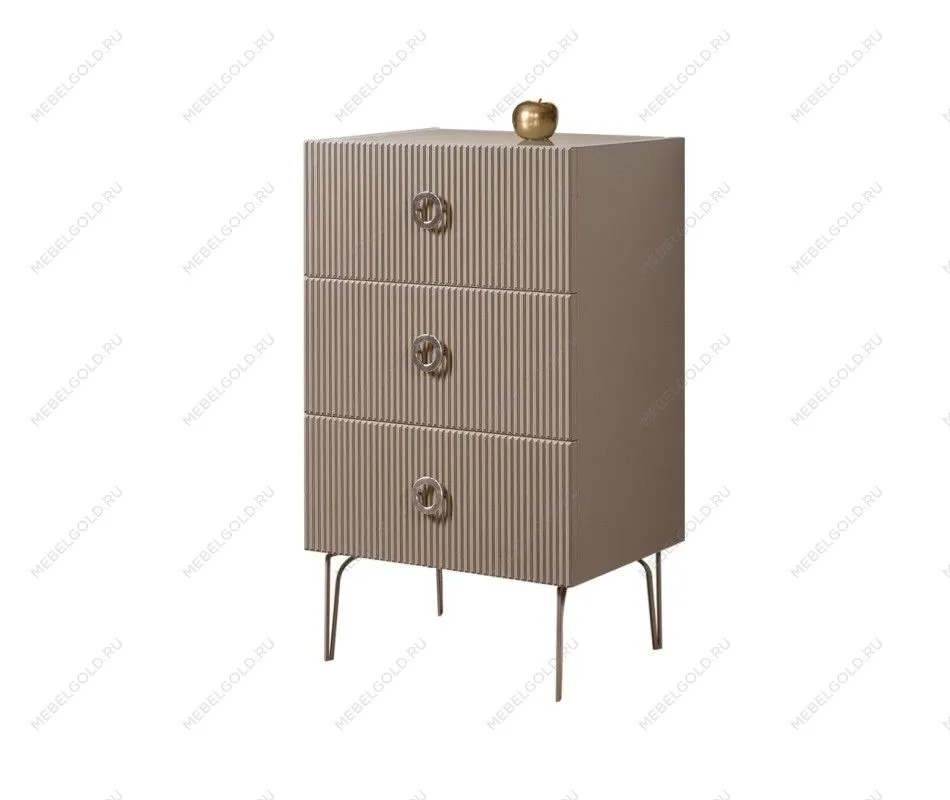 Комод Bogemia Fillini (Мокка) (Lakobel/Хром) БМКМ-1(Fi)