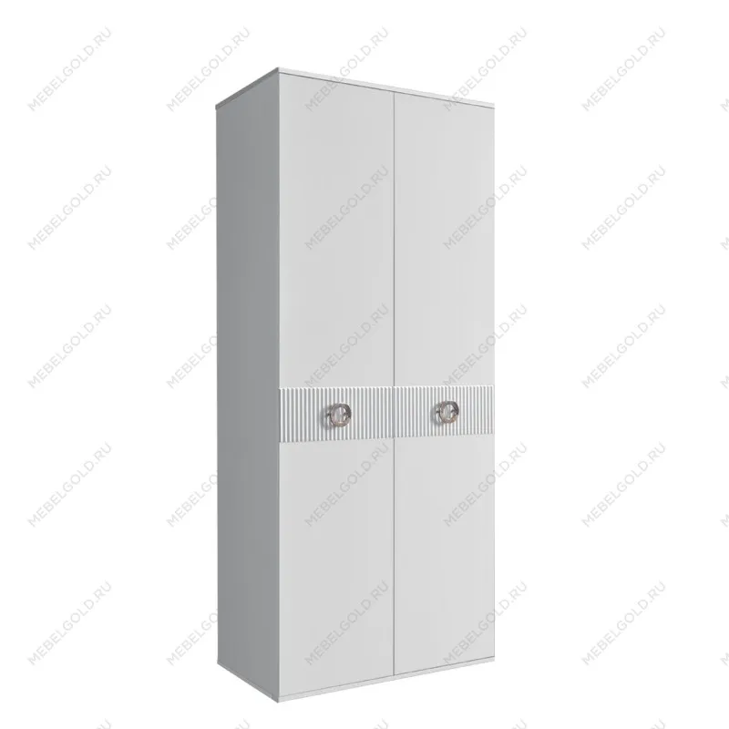 Шкаф 2-х дверный Bogemia Fillini (Белый/Хром) БМШ2/2(Fi)