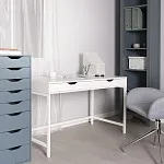 ИНГАР Д 132 стол письменный 132x58x76, белый | изображение 3