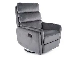 Кресло Signal ARGOS Velvet раскладное (серый)