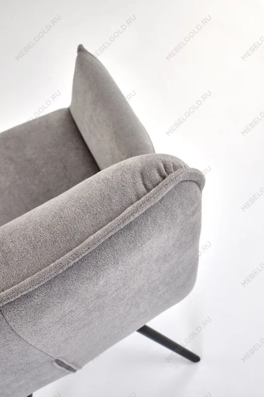 Стул кухонный Halmar K574 поворотный (серый/черный) | изображение 9