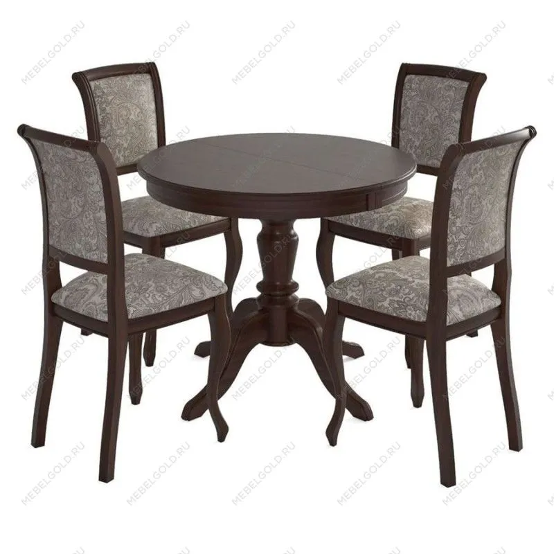 Стол Эгина-2 (Темный орех/шпон дуб) Тип 2 | изображение 1