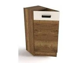 Стол торцевой СТ-30 левый, Адель (300*550*820) Дуб галифакс Табак, 20112