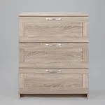 Комод Сириус, 3 ящика, 78х41х94 см, дуб сонома | изображение 7