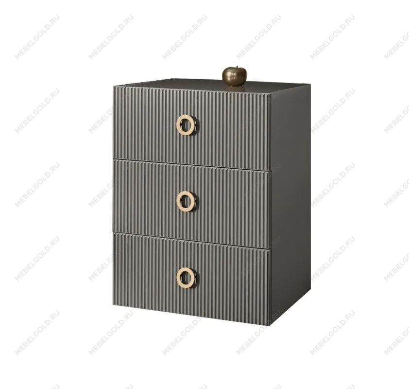 Комод Bogemia Fly Fillini (Серый) (Lakobel/Золото) БМКМ-1