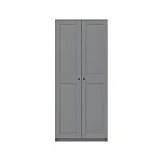 МАКС шкаф 2 двери 100х38х233 серый | изображение 1