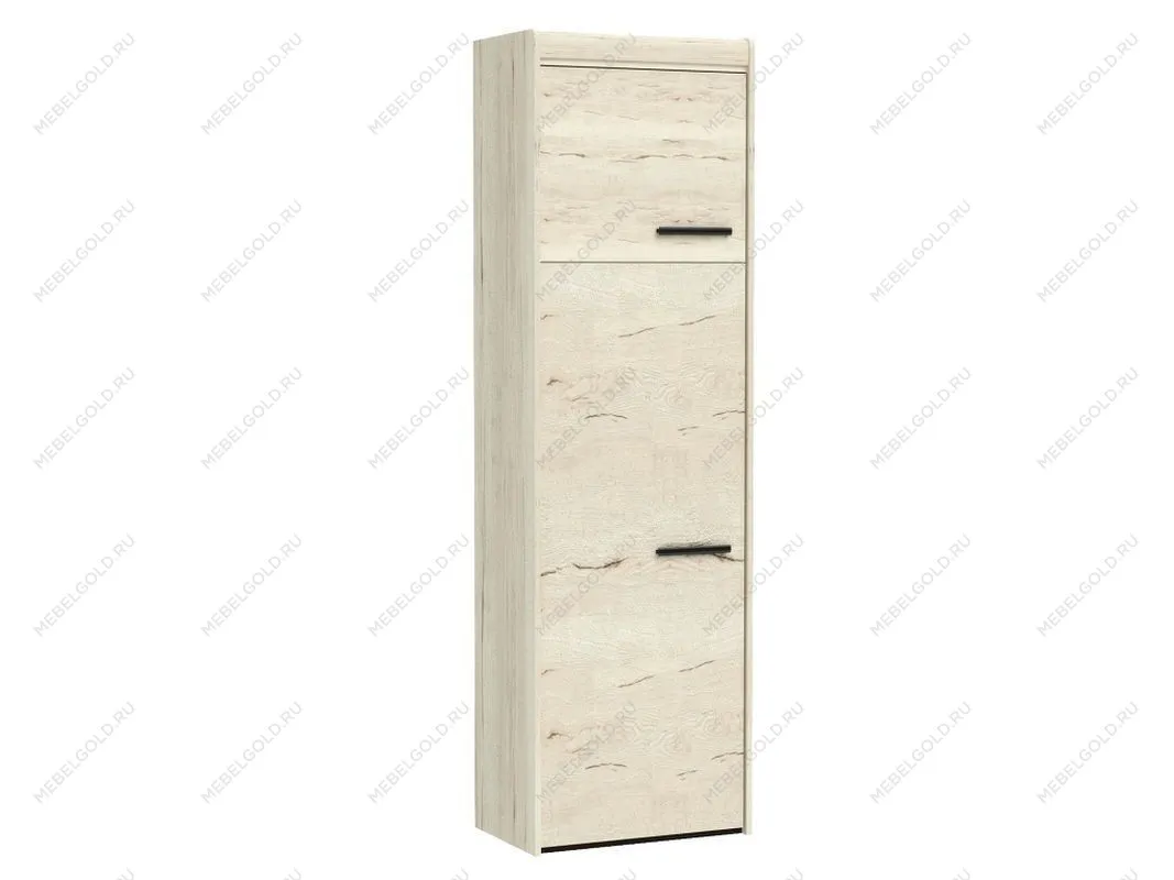 Шкаф М-2, 1-но дверный, Мале (600*384*2000) Дуб галифакс белый, 31206