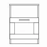 Тумба прикроватная Сириус, 1 ящик, 41х39х53 см, дуб сонома | изображение 15