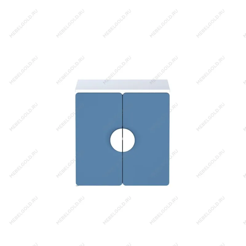 ПИКСИ шкаф распашной с 2 дверьми 60x57x63, озорной василек | изображение 1