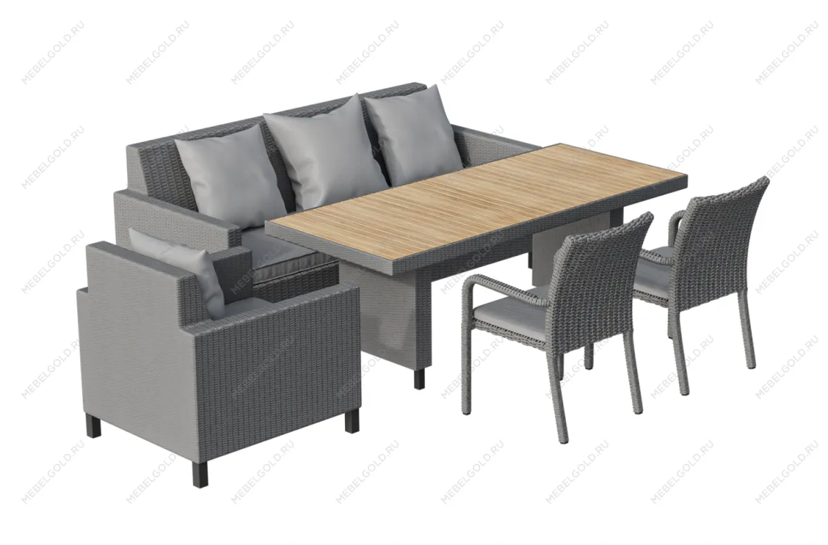 Комплект плетеной мебели MOKKA BELLA LOUNGE