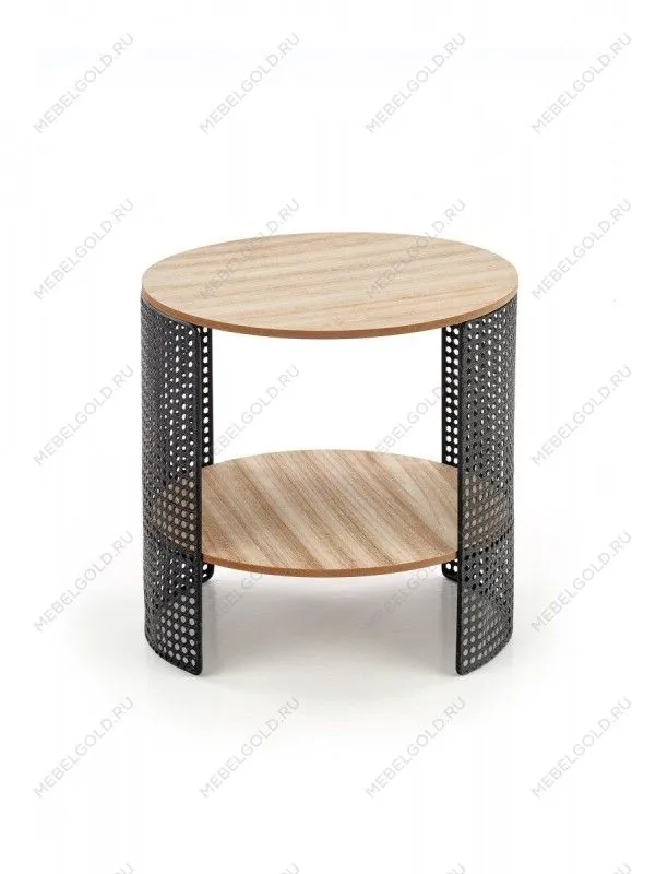 Стол журнальный Halmar TRAFICA (натуральный/черный) | изображение 2