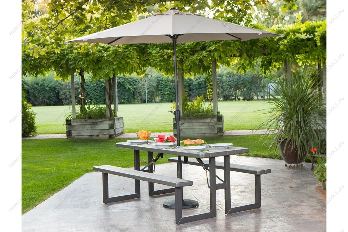 Стол с лавочками Lifetime для пикника | изображение 13