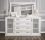 Зеркало Мишель белый матовый (гостиная) - Выставка Балашиха | изображение 2