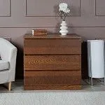 Варма Прайм 3 комод 80x77x48 шпон ясень, коричневый | изображение 3