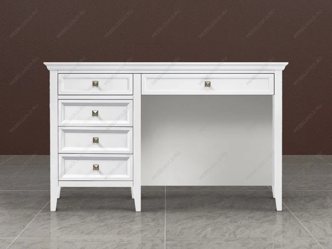 Стол письменный однотумбовый Manhattan (Белый) | изображение 1