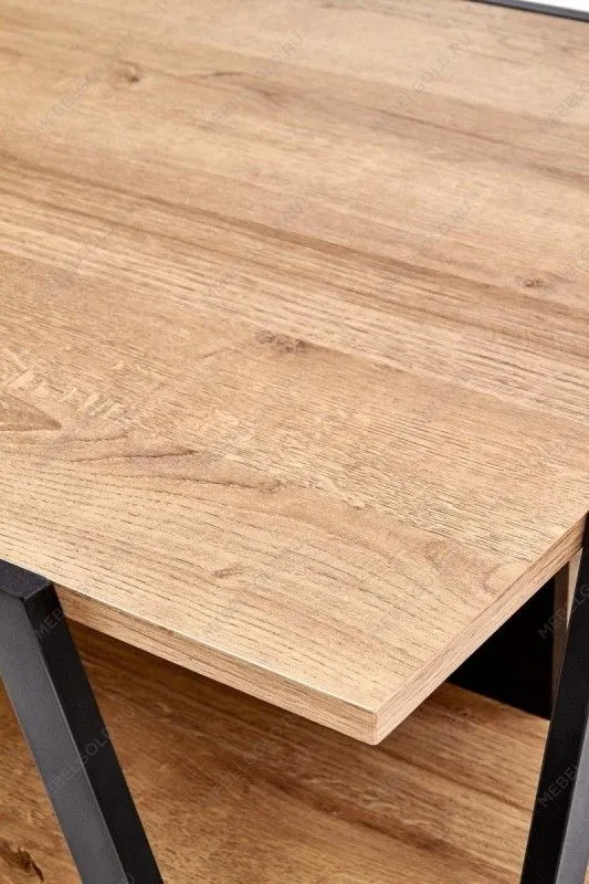 Стол журнальный Halmar VOLTA (дуб золотой/черный) | изображение 4