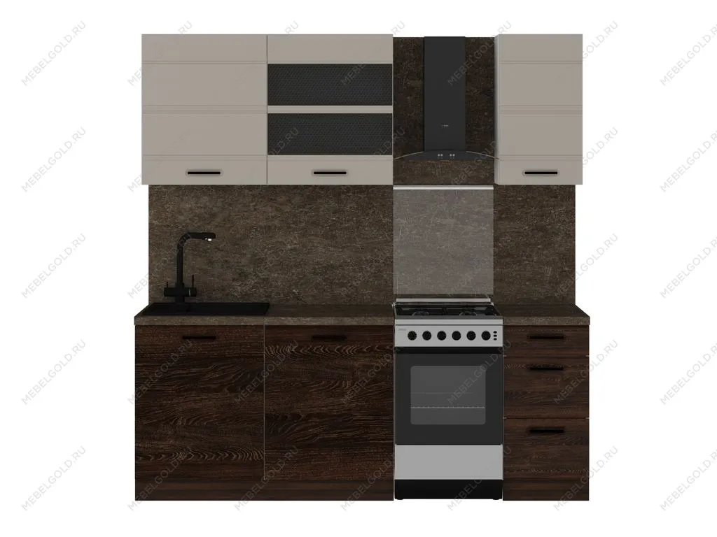 Кухня Канзас (возможный вариант комплектации 5)
