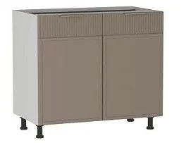 Стол 2-х дверный С-90, Берта (900*528*820) Мокко, 25110