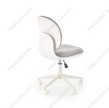 Кресло компьютерное Halmar ORION 2 (светло-серый/белый) | изображение 1