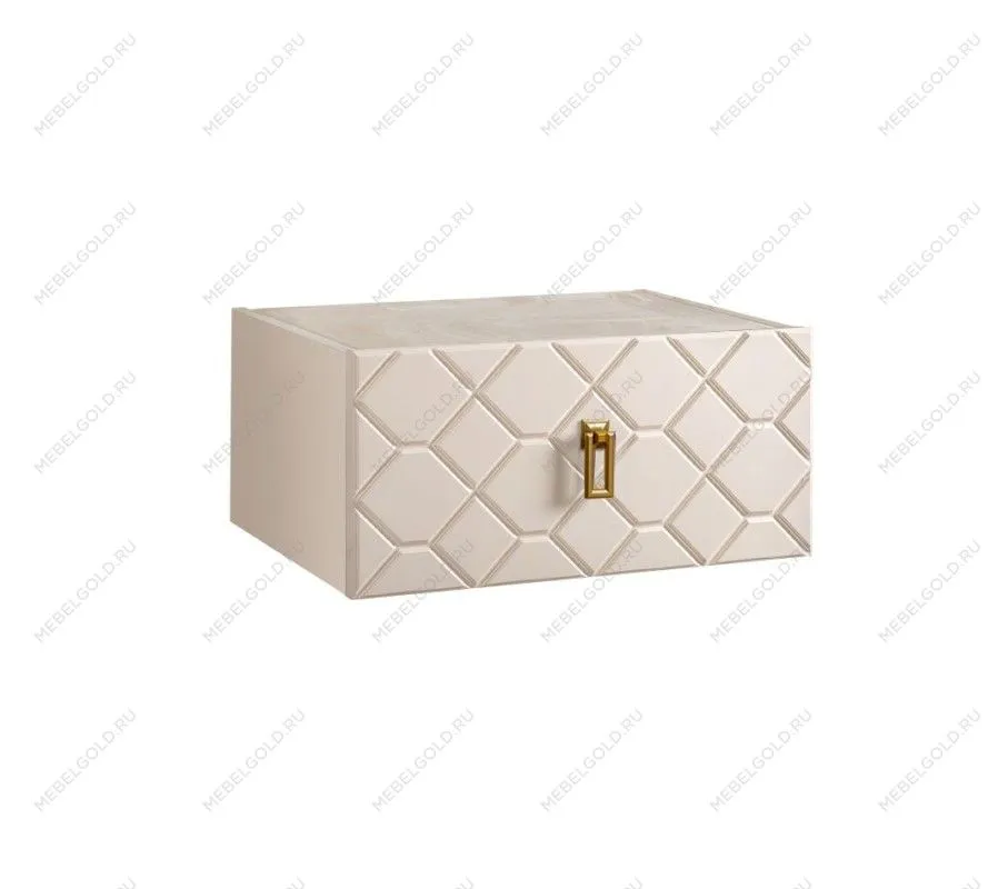 Тумба прикроватная Bogemia Fly Farfalle (Слоновая кость) (Novabuk/Золото) БМТП-1