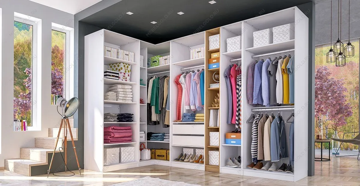 Шкаф-пенал Отис МН-039-05 П4 с фасадом МДФ (белый) | изображение 4