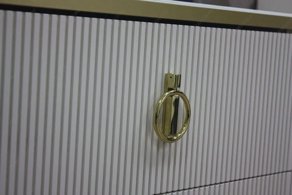 м. Марьина Роща - Тумба прикроватная (левая/правая) Римини СОЛО (белый золото) РМТП-1 (s) | изображение 13