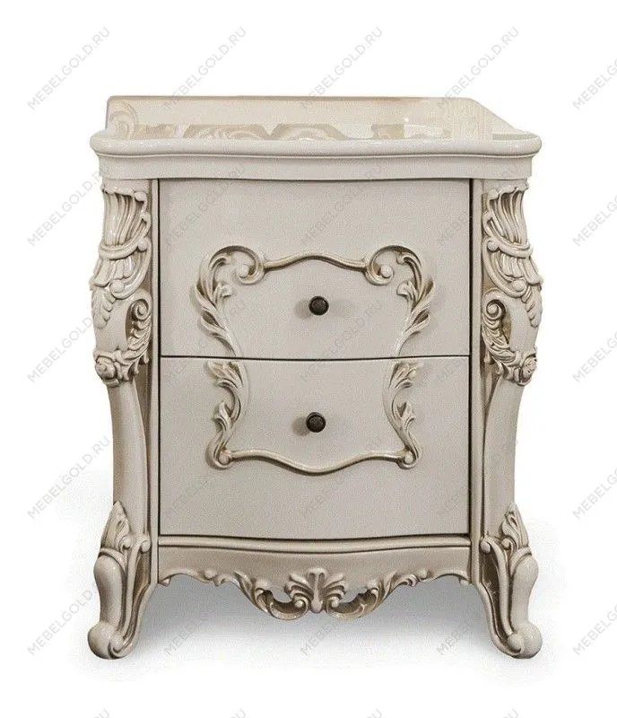 Прикроватная тумба Джоконда крем глянец | изображение 1