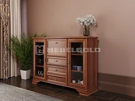 Комод-бар Кентаки KOM2W3S1B каштан