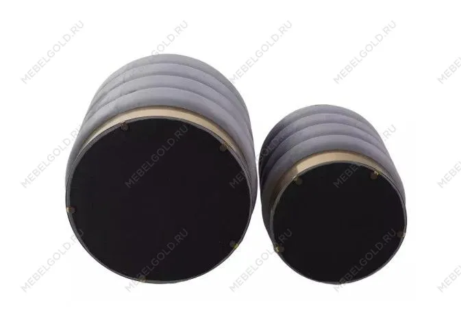 Комплект Signal BRITTA Velvet (2 пуфа) (серый) | изображение 5