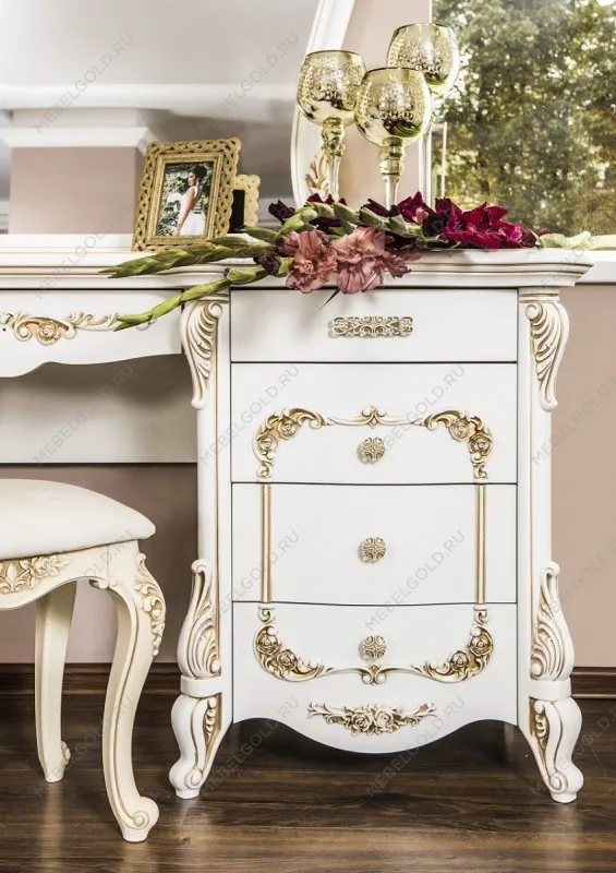 Тумба прикроватная Анна Мария белый матовый | изображение 4