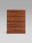 Комод Варма Прайм, 4 ящика, 80х100х48 см, шпон натурального дерева, ясень коричневый | изображение 7