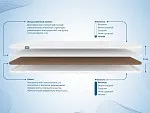 Наматрасник Искусственный латекс 3 см + Кокос 3 см 80х190 | изображение 1