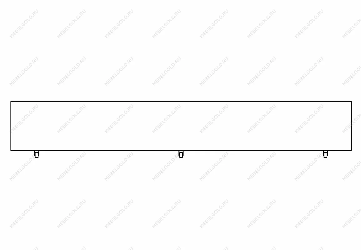 Ящик выкатной для кроватей СИРИУС, 138х60х20 см, черно-коричневый, дуб венге | изображение 7