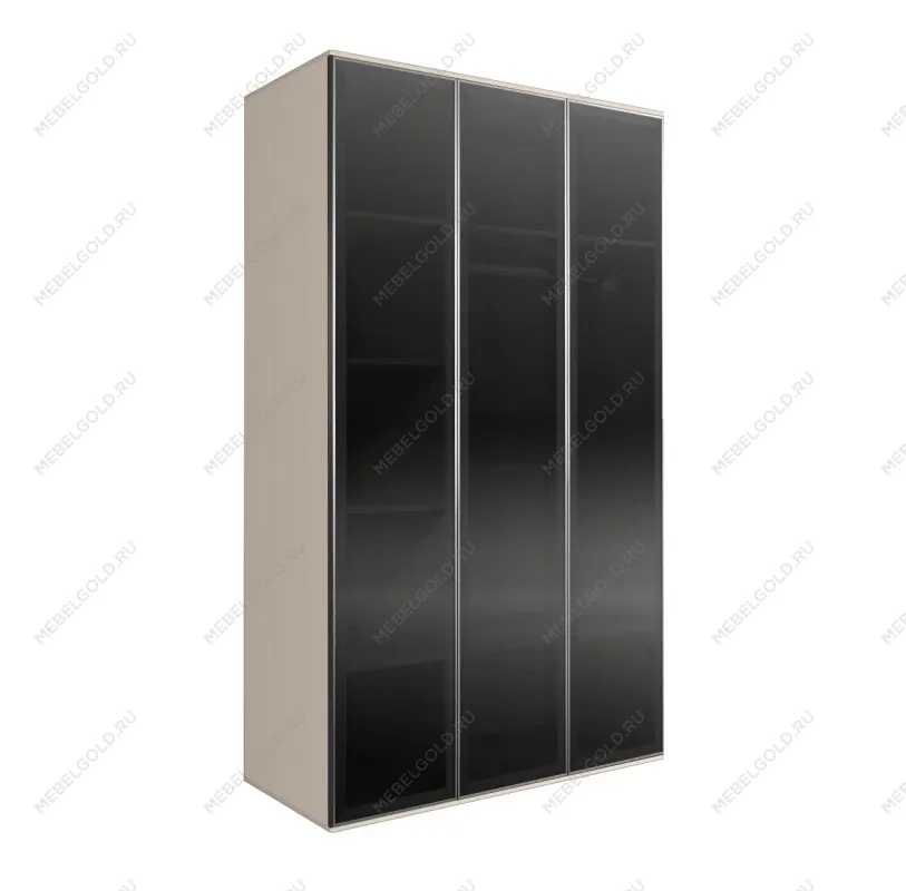 Шкаф 3-х дверный Bogemia Air (Слоновая кость/Серебро) БМШ2/3(3)