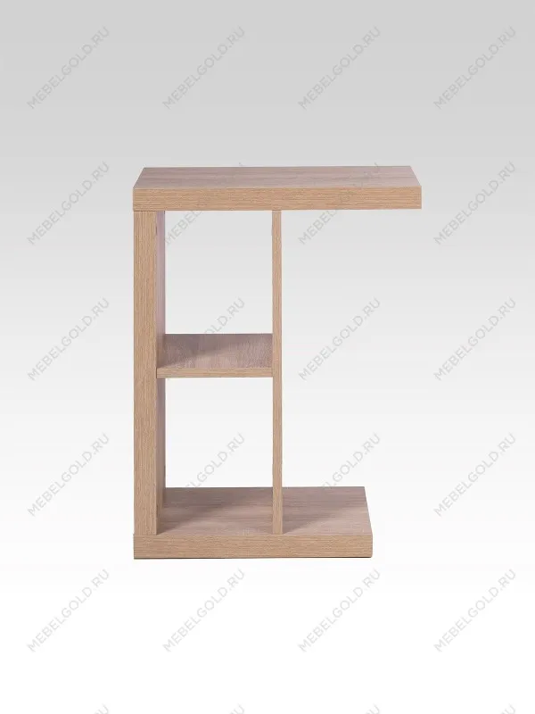 Стол приставной Энкель, 2 полки, 47х60х30 см, дуб беленый | изображение 5