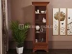Шкаф с витриной Кентаки REG1W1S каштан - Выставка Балашиха | изображение 1