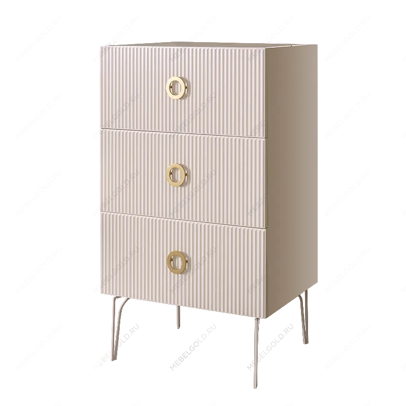 Комод Bogemia Fillini (Слоновая кость) (Lakobel/Золото) БМКМ-1(Fi)